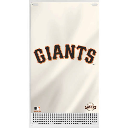 MLB San Francisco Giants Home Jersey Xbox Series S Console Skin